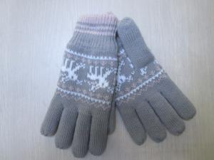 China Ladies Acrylic Glove with Jacquard--Thinsulate glove--Fashion glove--Gift wholesale