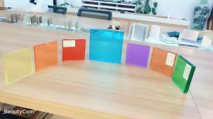 China Windshield 8mm 300x300mm Decorative Laminated Glass wholesale