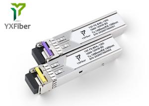 China 1490nm/1550nm LC WDM DDM 120km SFP Optical Fiber Module wholesale