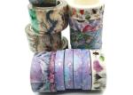 Decorative Gold Foil Printing Patterned Washi Tape