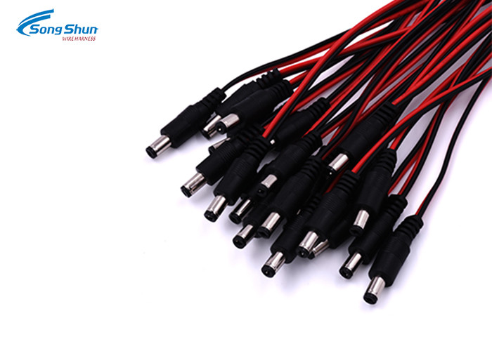 50cm DC Adapter Extension Cable Pluggable Force 3N~30N PVC Jacket Flexible