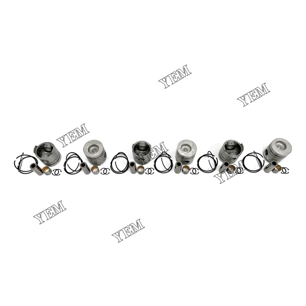 Nissan FD6 Excavator Forklift Engine Parts Piston With Rings