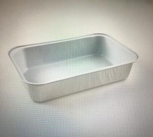 China OEM Logo Rectangular Aluminium Foil Food Container For Take Away Fast Food Package wholesale