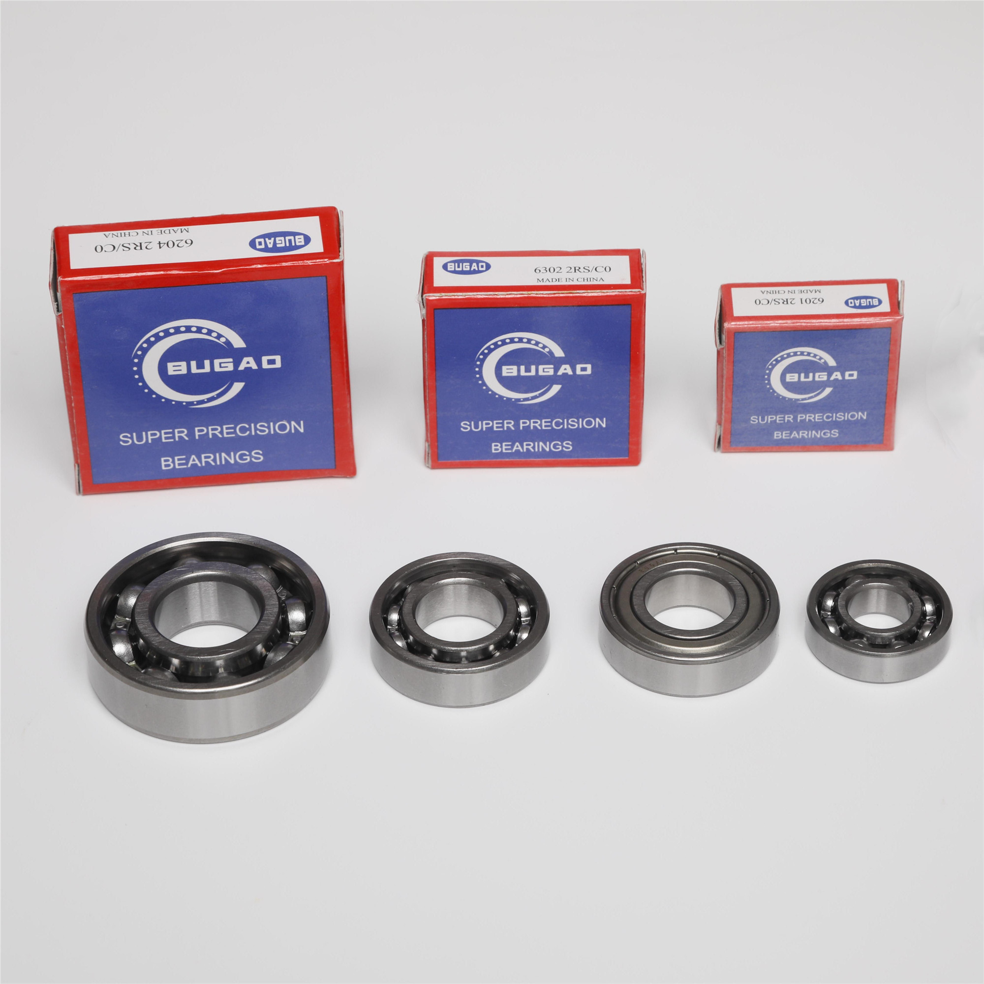 P0 P6 6200 Series Bearing C3 Radial Ball Bearing For Sports Equipment
