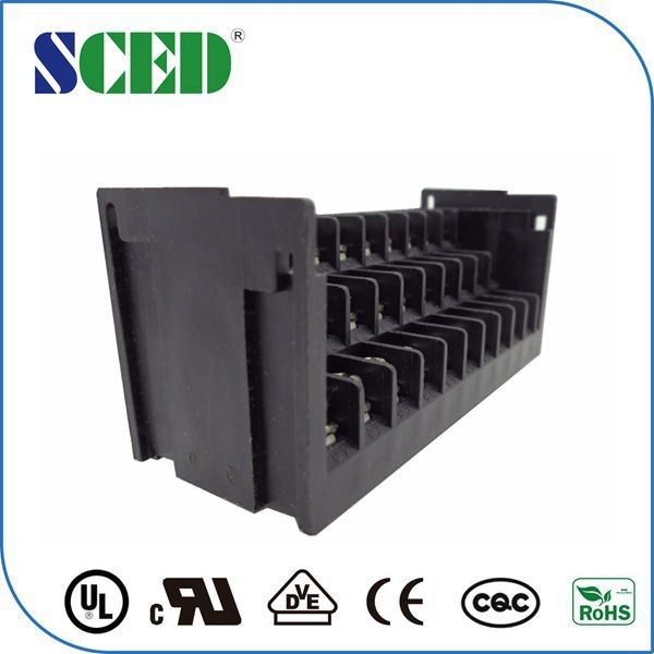 Triple Level Barrier Terminal Block Connector 10 Pin Electric Connector 7.62mm