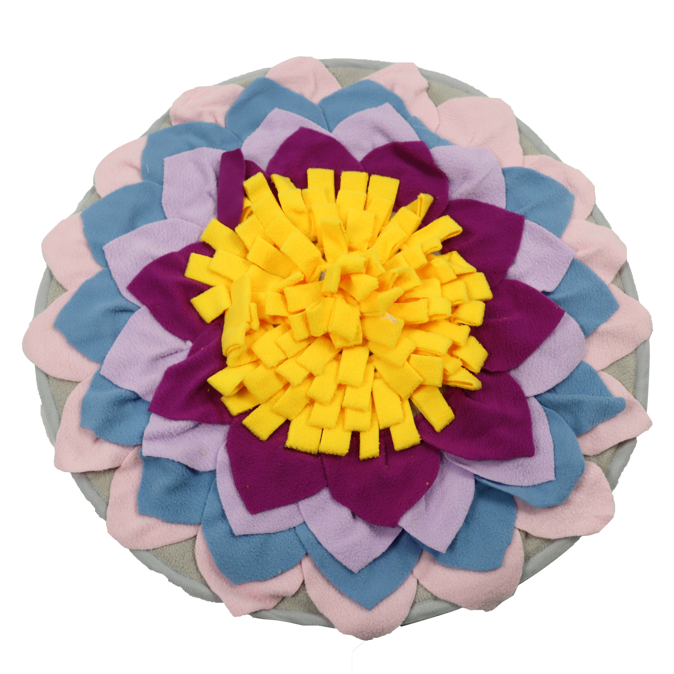 Puppy Pet Sniffing Mat Diy Stress Release Snuffle Feeding Mat For Dogs 50CM