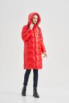 FODARLLOY Warm hooded cotton-padded clothes women slim long down winter jackets