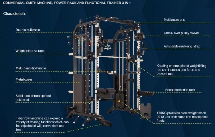 2022 Realleader Smith Machine with Power Rack