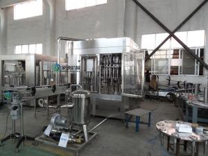 China CE , SGS Juice Filling Machine 20000bph 4 in 1 PET Bottle Filling Line wholesale