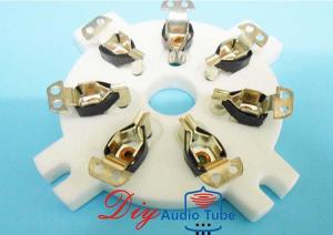 China High Contact Resistance Tube Sockets Silver Plated Ceramic Sockets For 6C33 FU29 wholesale