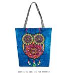 Rose ring girl canvas shoulder bag blond child female cartoon printed bag