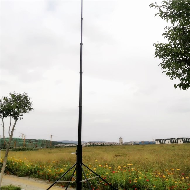 6m 20m Portable Crank Up Telescoping Mast Pole For Radio