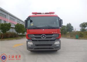 China 6x4 Drive Six Seats Mercedes-benz Chassis Foam Firefighting Vehicle 90L/s Flow wholesale