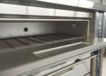 Single Deck Bakery Deck Oven Safety Big Glass Door Inside Lights