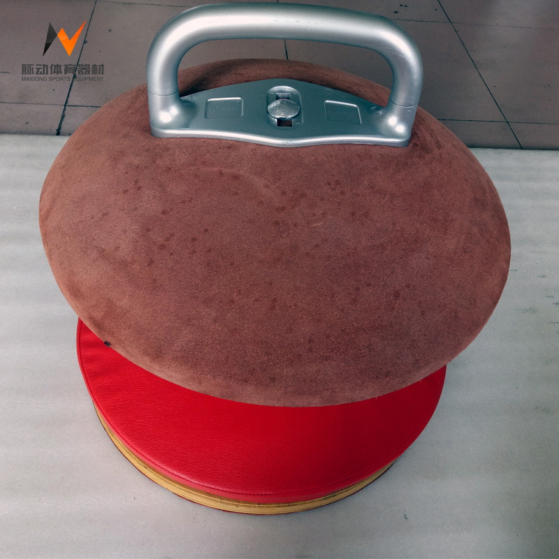 Durable Leather Handle Pommel Horse Gymnastics Trainer Equipment for Outdoor Fitness
