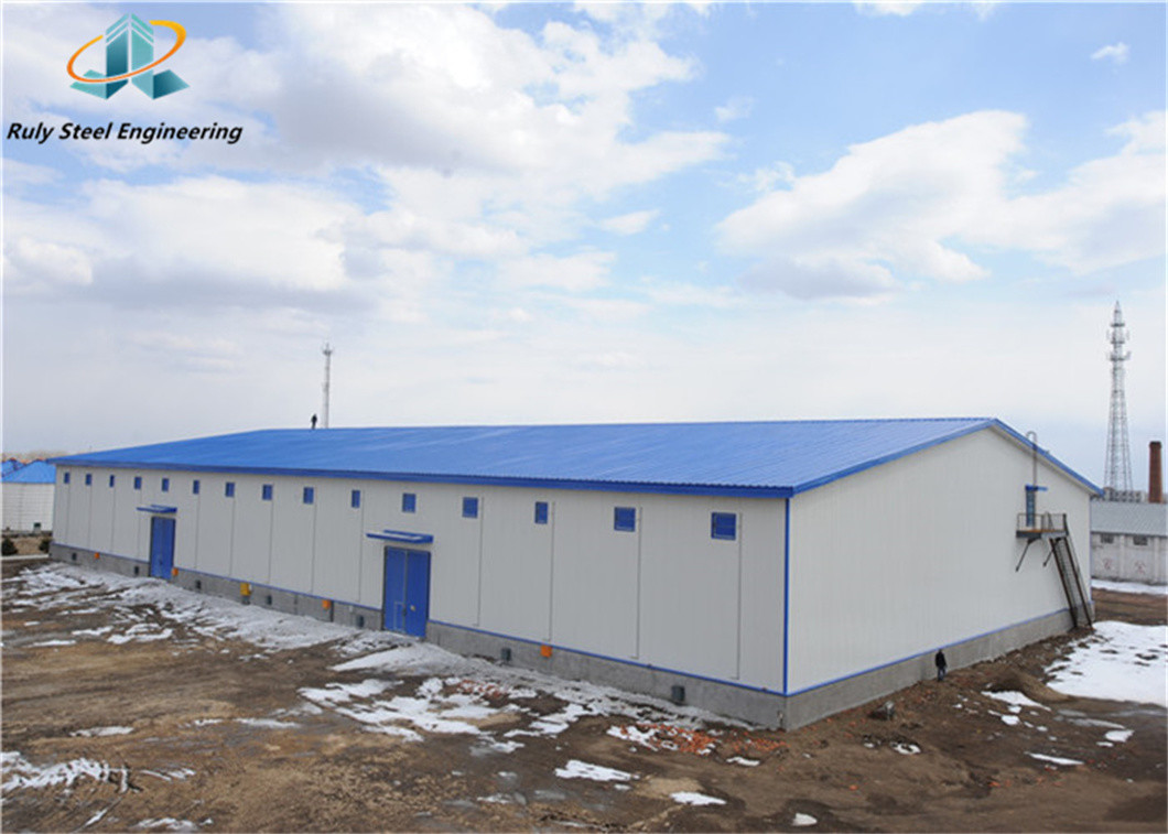 Cement Warehouse Large Space Prefabricated Steel Structure Building Construction Materials Prefab Metal Workshop