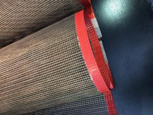 China 2x2mm Fiberglass PTFE Conveyor Belt High Temperature wholesale