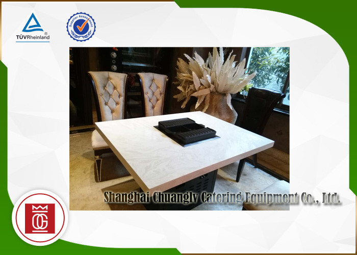 Dual Use Korean Rectangular Commercial Barbecue Grills Professional Bbq Equipment