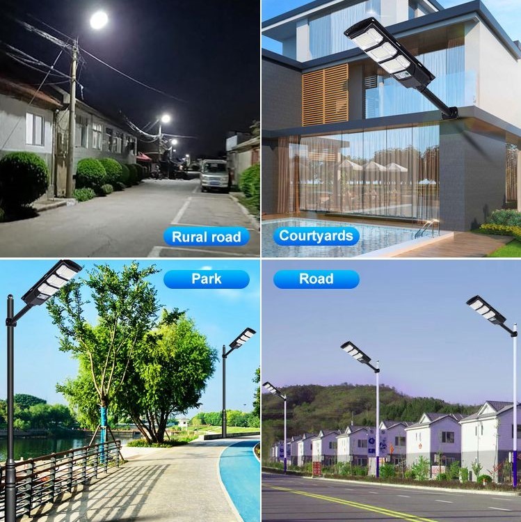 WaterProof Solar Street Light IP65 Integrated Solar Street Lamp With Radar Sensor