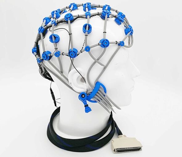 Silver / Silver Chloride Electrode EEG Cap Measuring Sensor 64 channel