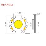 140LM Bridgelux Flip Chip COB LED