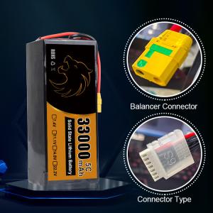China Wholesale 33000mAh Solid State Drone Batteries UVA With High Capacity wholesale