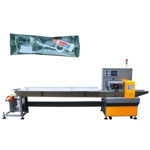 China PLC ALU Film Pillow Trays Horizontal Flow Pack Machine wholesale