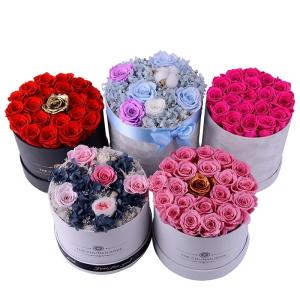China Real presered rose ot sell box flower presered rosese eternal promise wholesale