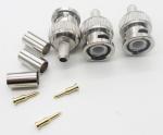 VK20013 3G HD / SDI Male Crimp BNC Connector FOR RG6 RG11 Coaxial Cable