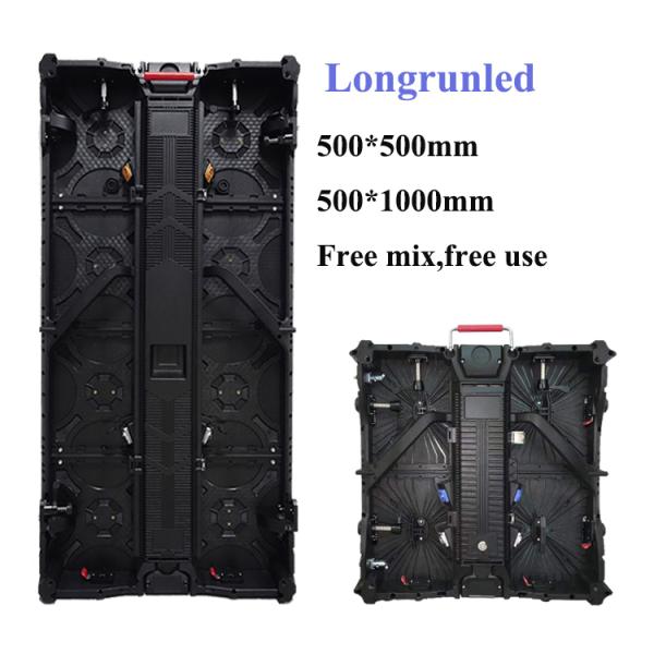 High Conformity Outdoor Rental LED Display PH3.91 With 500*1000mm Light Cabinet