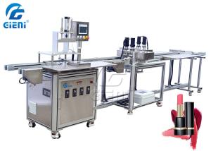 China Lipstick Releasing Cosmetic Filling Equipment With Container Screwing wholesale