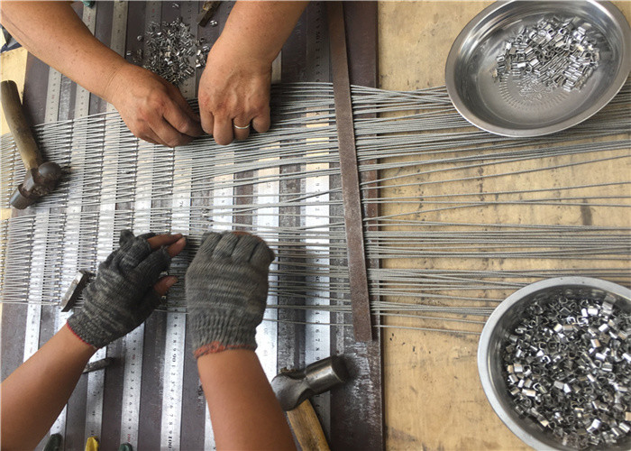 Custom Architectural Wire Mesh /1.5mm 80mm X 140mm 316 Stainless Steel Wire Net