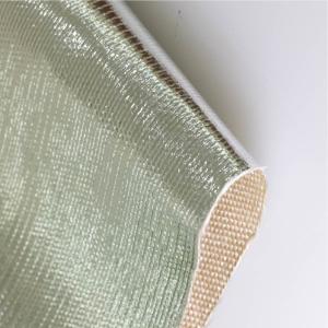 China Radiant Barrier Aluminized Fiberglass Fabric Thermal Insulation AL2025 For Motor Vehicle wholesale