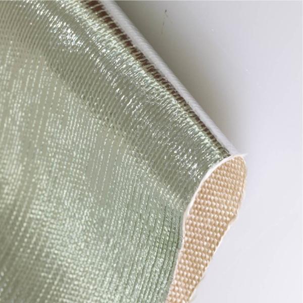 Radiant Barrier Aluminized Fiberglass Fabric Thermal Insulation AL2025 For Motor