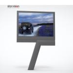 Outdoor Pole Mount Anti Corrosive City Light Boards With Digital Clock