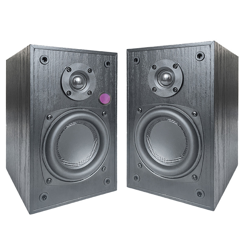 Powered Bookshelf Speakers With Amplifier For Turntable TV PC Bluetooth 5 RCA And Aux
