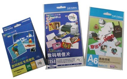 Self Adhesive Photography Paper Roll , Professional Blank Photographic Printing Paper