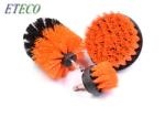 House Hold Round Red Drill Scrub Brush PP 2 Inch Quick Change Shafts