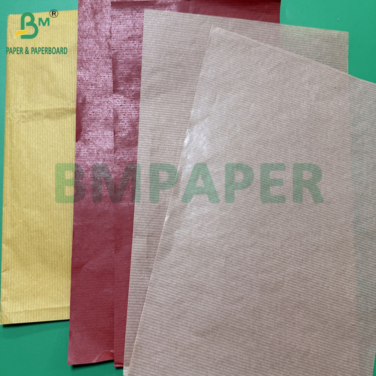 MG Unbleached Natural Brown Ribbed Kraft Paper 50gsm Reels 800mm Wide Core 76mm