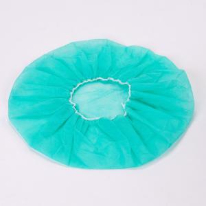 China Blue ISO9001 Non Woven Caps ISO Disposable Head Cover Peaked Caps wholesale