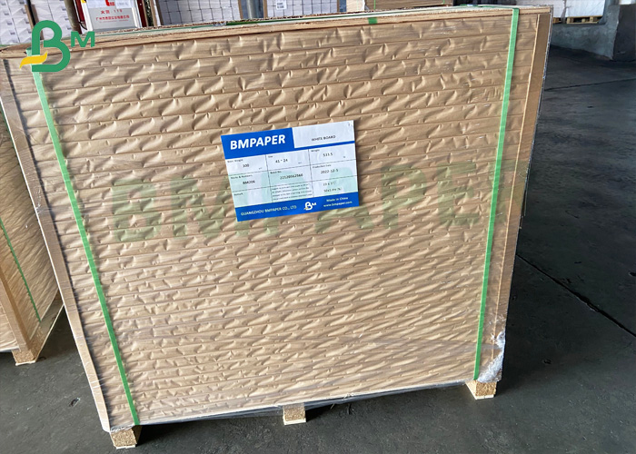 Coated food pack paper