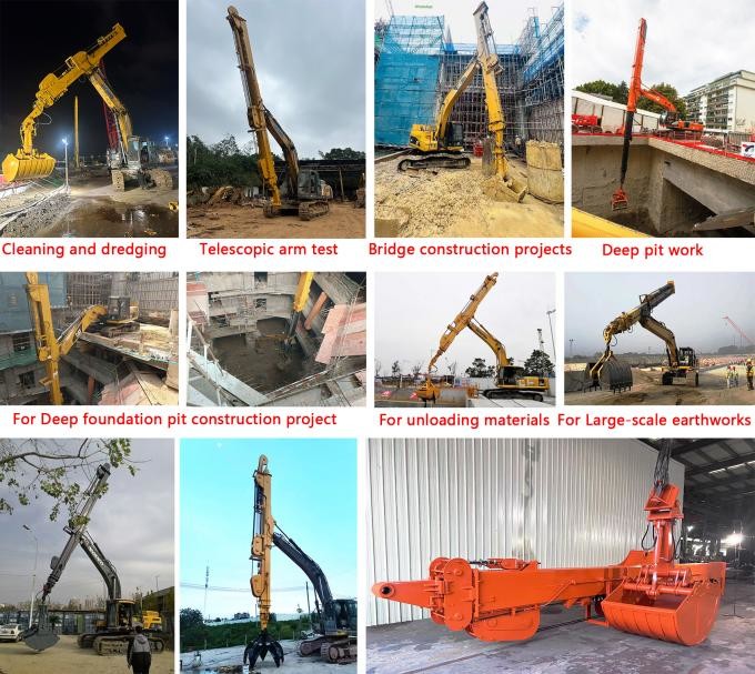Excavator Telescopic Boom Telescopic Arm for Construction Work