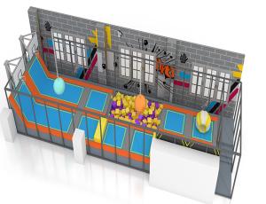 China Commercial Trampoline Park Equipment With PP Matress ASTM Standard wholesale