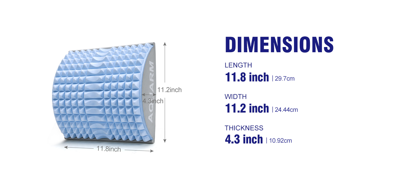 OEM Logo WOOWAVE Pillow for Neck Muscle Back Stretcher and Lower Back Pain Relief