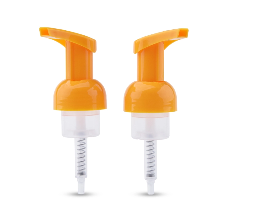 Orange Color 0.8CC Plastic Spray Pump Head 40 / 400
