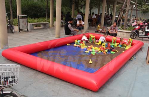 Giant Inflatable Swimming Pool , Customized Size Kids Blow Up Pool