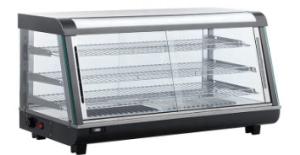 China Stainless Steel Food Warmer Showcase 0.8 Kw Countertop Food Display wholesale