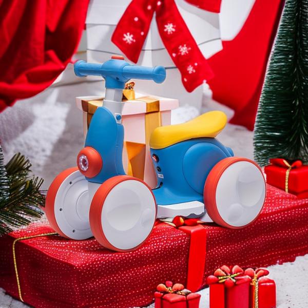 0-24 Years Old Children's Car Scooter with Remote Control Function and Plastic Wheel