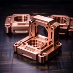 Copper Material Metal CNC Machining Parts Broaching Drilling Processing
