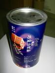 OEM Round Kraft Paper Tube Tea Packaging CMYK Biodegradable Cardboard Navy